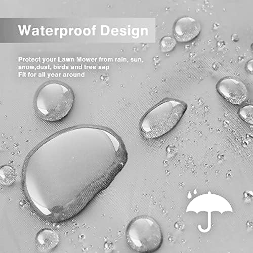 Patio Furniture Covers 68" L x 44" W x 34" H Waterproof Outdoor 600D Patio Table Covers Rectangle Couch Cover Weatherproof Furniture Covering for Deck Lawn and Backyard 170x110x85cm - Image 3