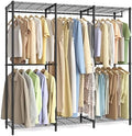 SONGMICS Clothing Rack, Heavy-Duty Garment Rack, Adjustable Storage Shelves by SONGMICSbySONGMICSHOME