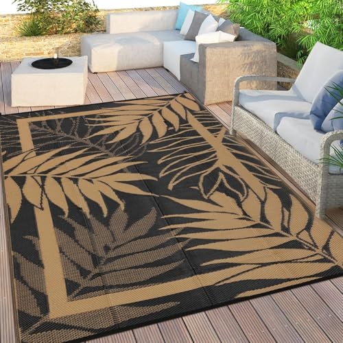 GAOMON Outdoor Rug 9x18 ft Waterproof Reversible Patio Rug - Image 2