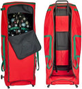 HOLDN’ STORAGE Rolling Christmas Storage Bag - Fits Up to 12 Feet Artificial Trees, Heavy Duty 600D Extra Large Garland and Tree Bag With Wheels by HOLDN%E2%80%99STORAGE