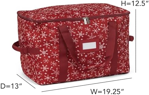 Covermates Adjustable Ornament Storage Bag, 19.25" W x 13" D x 12.5" H - Image 3