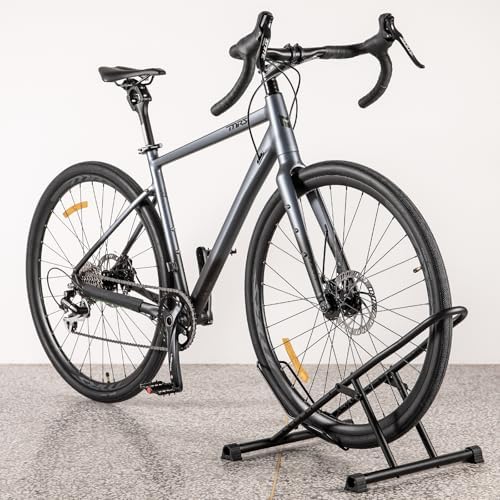 cyclists Indoor Bike Floor Stand - Bike Storage Rack for Garage/Home - Image 2