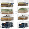 Yociyoga Stackable Closet Organizers and Storage - 4-Tier Stackable Storage Bins, Foldable Closet Shelf Organizer Basket, Clothes Organizers Shelves for Organizer System(Patent 30022416) by FollowWithYociyogaTogether
