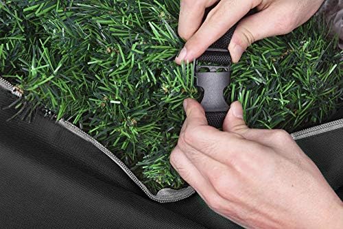 ProPik Rolling Christmas Tree Storage Bag, Fits Up to 9 Ft Tall Disassembled Trees, 28" H X 16.5" W X 60" L, 600D Oxford Extra Large Heavy Duty Xmas Container with Wheels & Handles (Black) - Image 4