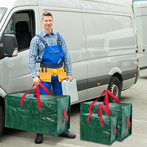 Shappy 6 Pcs Storage Bags, Green, 65 x 30", 24 x 16", 12 x 12" - Image 5