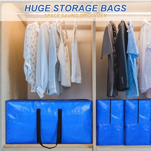 Windyun 4 Pack 75 Gallon Extra Large Moving Bags XXL Heavy Duty Storage Bag - Image 5