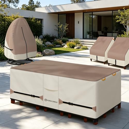 Porch Shield Waterproof Rectangular Patio Table Cover 90 x 64 inch - Image 6