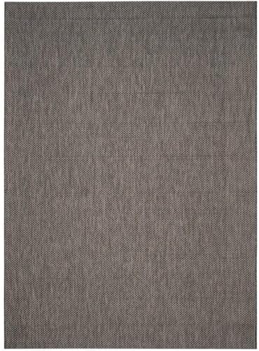 SAFAVIEH Courtyard Collection CY8521 Indoor/ Outdoor splashpoof Easy scrubbing Patio Backyard Mudroom Area-Rug, 8' x 11', Black/Beige - Image 6