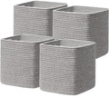 joybest 11inch Cube Storage Bins, Cotton Rope Woven Organizer Basket by joybest