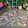 SAFAVIEH Cabana Outdoor Rug 5'1"x7', Black & Multi CBN452Z by Unknown
