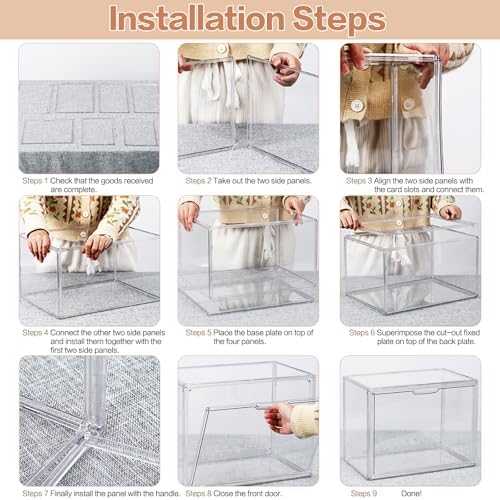 3 Packs Clear Handbag Storage Organizer for Closet - Image 5