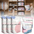 2026 Upgrade No‑pump Vacuum Storage Bags, Premium Extra Large Capacity Storage Compression Bags, Reusable Heavy Duty Storage Organize for Clothes Comforters Blankets Travel & Home (Large * 5 Sets) by Atallit