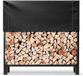 VIVOHOME Upgraded Heavy Duty 4 ft Firewood Rack Outdoor with Cover by VIVOHOME