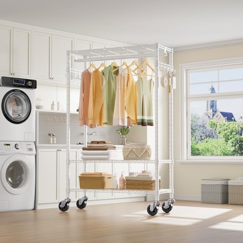 VIPEK R3 Rolling Clothing Rack Portable Garment Rack for Hanging Clothes - Image 3