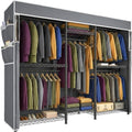 Raybee Heavy Duty Clothes Rack with Cover, 905LBS Capacity, Sturdy Steel by Raybee