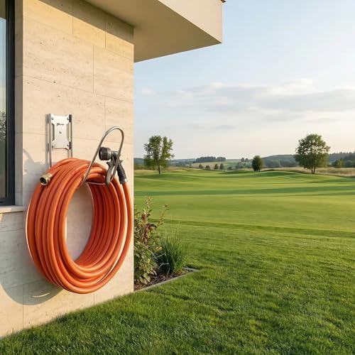 JBscoop Large Stainless Steel Hose Holder, Heavy Duty Hose Hanger (1) - Image 2