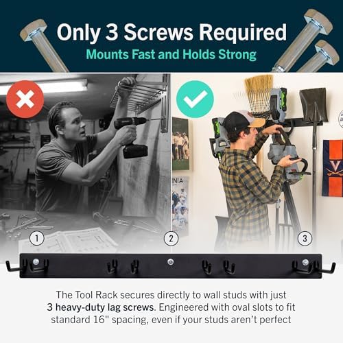 StoreYourBoard Garage Tool Organizer, 72 in, Holds 500 lb, 2 Pack - Image 3