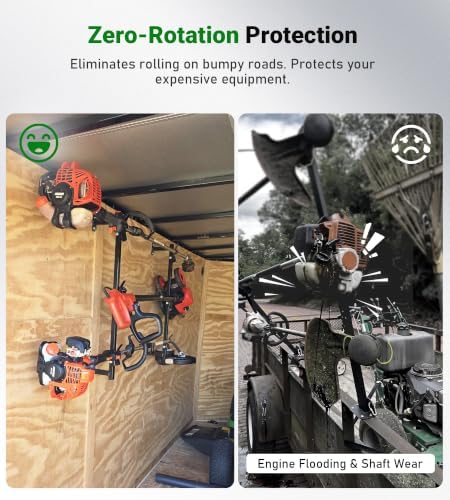 ELITEWILL Weed Eater Racks for Enclosed Trailer Garage Wall - Image 2