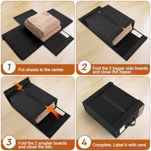 StorageTastic Bed Sheet Closet Organizers and Storage Under Bed Storage - Image 4