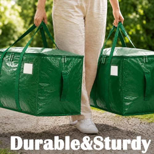 Songrey Extra Large Heavy Duty Moving Bags, 8 Pack, Dark Green - Image 6