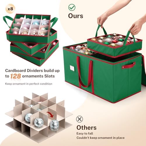 MaidMAX Ornament Storage Box, Christmas Ornament Storage, Ornament Storage - Image 2