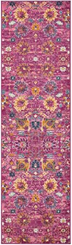 Nourison Home Passion Fuchsia 2'2" x 10' Area Rug - Easy Clean, Non Shedding, Bed Room, Living Room, Dining Room, Kitchen (10' Runner) - Image 3
