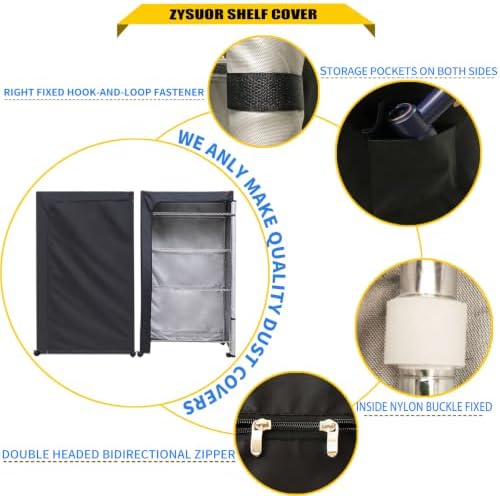 Waterproof Shelf Cover, Fits 36"W x 18"D x 62"H Storage Rack - Image 6