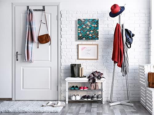 Concept Crystal 50 Keys Cabinet with Decorative Front Panel and Glass White Board KN06: Textures and Tiles 2 Series - Image 2