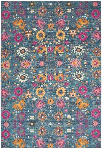Nourison Home Passion Denim 9' x 12' Area Rug - Easy Clean, Non Shedding, Bed Room, Living Room, Dining Room, Kitchen (9' x 12') - Image 6