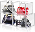 DILIBRA 4 Packs Clear Plastic Handbag Storage Organizer for Closet by DILIBRA
