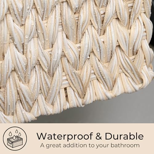 GRANNY SAYS Wicker Storage Baskets for Shelves, Waterproof Basket, 1-Pack - Image 4