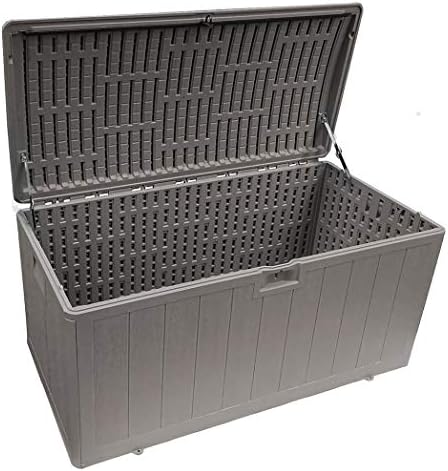 Plastic Development Group Outdoor Storage Deck Box, Soft Closure, 105 Gallon, Gray - Image 7