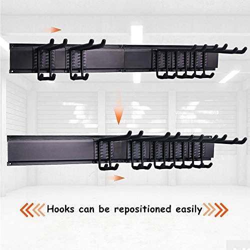 Ultrawall 24-Inch Wall Mounted Ski Rack, Holds Up to 300lbs, Powder-Coated Steel with Rubber Coating, Customizable Spacing, Easy Installation - Image 3