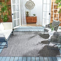 SAFAVIEH Courtyard Outdoor Area Rug 8x10, Large Black & Beige CY8521-36621 by Unknown