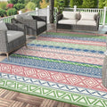 GAOMON Outdoor Rug 10x14 ft Waterproof Reversible Patio Rug by GAOMON