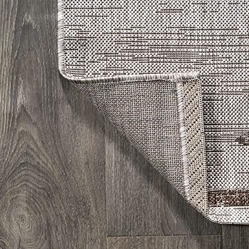 JONATHAN Y Stripe Geometric Indoor Outdoor Area Rug 8X10 Beige/Brown, Zolak Berber for Backyard, Patio, Porch, Easy-Cleaning, High Traffic, Pet-Friendly, Non-Shedding (SMB124A-8) - Image 4