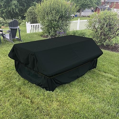 10’L Rectangular Metal Picnic Table Cover for Outdoor Steel Picnic Table - Image 7