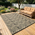 GAOMON Outdoor Rug 9x12 ft Waterproof Reversible Patio Rug by GAOMON