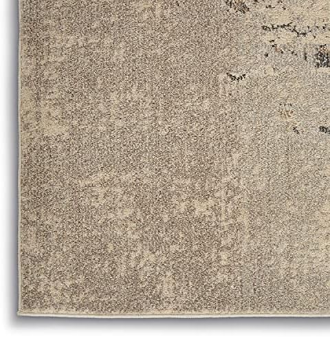 Nourison Home Celestial Modern Abstract Ivory/Grey 2'2" x 7'6" Area -Rug, Easy -Cleaning, Non Shedding, Bed Room, Living Room, Dining Room, Kitchen (2x7) - Image 4