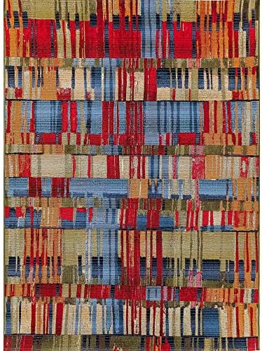 Liora Manne Marina Indoor Outdoor Rug - Multicolored Designs, Comfortable & Durable, Power Loomed, Polypropylene Material, UV Stabilized, Paintbox Multi, 3'11' x 5'10" - Image 3