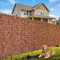 Privacy Fence Screen, Bamboo Reed Fencing Panels UV-Anti, Natural Bamboo Fence Rolls for Patio Balcony Garden Backyard Indoor Outdoor Decor Pool Side 1/2/3/4/5/6/7/8 Feet High(6' H x 9.5' L) by Unknown