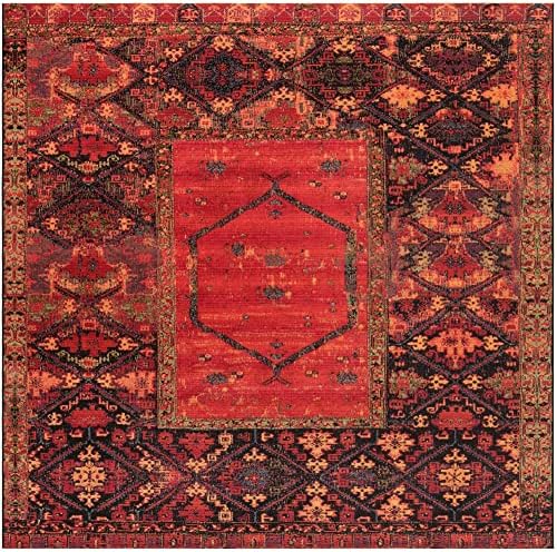 Unique Loom Outdoor Tribal Collection Area Rug - Quepos (10' Square, Multi/ Black) - Image 3
