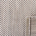 SAFAVIEH Courtyard Collection 4' x 4' Square Beige/Brown CY8521 Indoor/ Outdoor Waterproof Easy Cleaning Patio Backyard Mudroom Accent Rug by Unknown