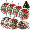 Windyun 8 Pcs 30" Christmas Wreath Storage Bag Dual Zippers Gray Handles by Windyun