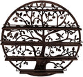 Sorbus Nail Polish Wall Rack, 5-Tier Metal Display, Wall Mounted (Bronze) by Sorbus