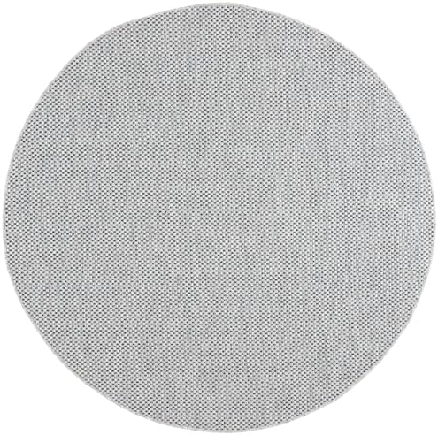 SAFAVIEH Courtyard Outdoor Round Rug 10', Grey & Navy CY8521-36812 - Image 3