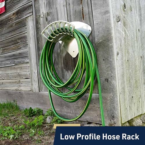 Kings County Tools Garden Water Hose Holder for 200ft 1/2" Hosing, Silver - Image 4