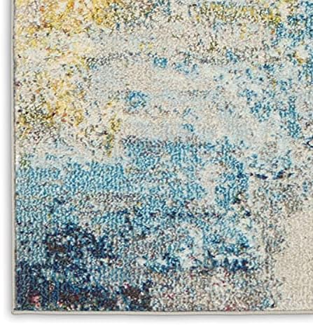 Nourison Home Celestial Sealife 2'2" x 7'6" Area Rug - Easy Clean, Non Shedding, Bed Room, Living Room, Dining Room, Kitchen (8' Runner) - Image 5