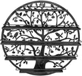Sorbus Nail Polish Wall Rack, 5-Tier Metal Display, Wall Mounted (Black) by Sorbus