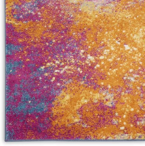 Nourison Home Passion 8' Runner Multicolor Fabric Modern Area Rug (8' Runner) - Image 6